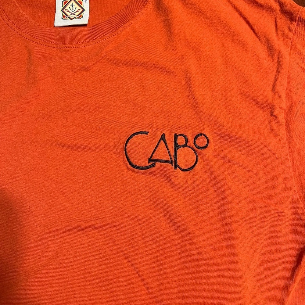 Yacht Club Cabo T Shirt XL Orange